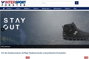 Online Shop neu INTERSPORT Forster